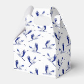 青と白のク飛んでいるレーン フェイバーボックス (裏面サイド)