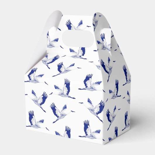 青と白のク飛んでいるレーン フェイバーボックス (裏面サイド)