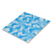 青と白のグルービータイルモダンデザイン タイル (側面)