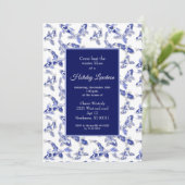 青と白のコイと休日の昼食会 案内状 (スタンド正面)