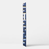 青と白のコンクリート建物 Case-Mate iPhoneケース (裏面 / 右)