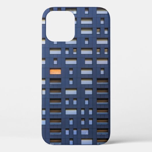 青と白のコンクリート建物 Case-Mate iPhoneケース (裏面)