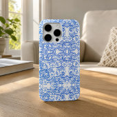 青と白のシノワズリーフラワー ヴィンテージ Case-Mate iPhoneケース