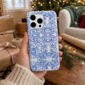 青と白のシノワズリーフラワー ヴィンテージ Case-Mate iPhoneケース