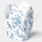 青と白のシノワズリー花鳥図 フェイバーボックス (オープン)