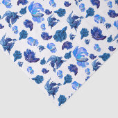 青と白のシャムの戦闘魚 薄葉紙 (詳細)