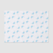 青と白のシーライフアニマルティッシュペーパー 薄葉紙 (正面)