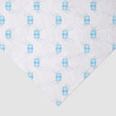 青と白のシーライフアニマルティッシュペーパー 薄葉紙 (詳細)