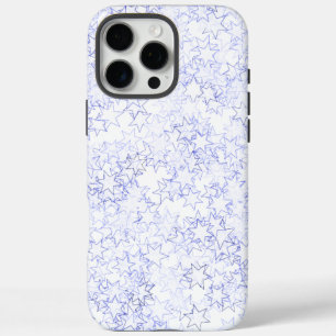青と白のスターズチームスピリットスポーツカラー iPhone 16 PRO MAXケース