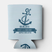 青と白のストライプいかり 缶クーラー (裏面)