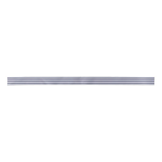 青と白のストライプリボン サテンリボン (正面)