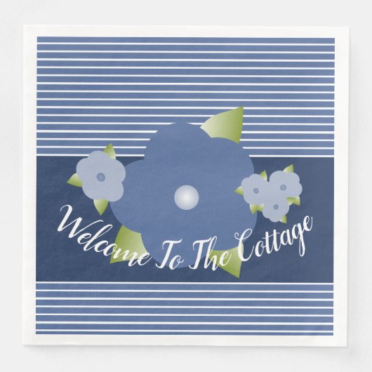 青と白のストライプ (正面)