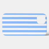 青と白のストライプ キャンディ柄 ケースメイト iPhoneケース Case-Mate iPhoneケース (裏面 (横))