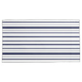 青と白のストライプ – 濃 枕カバー (正面右)