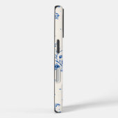 青と白のセレスティアル・シノワズリ三日月デザイン Case-Mate iPhoneケース (裏面 / 右)