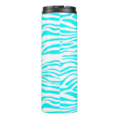 青と白のゼブラストライプ タンブラー (裏面)