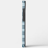 青と白のタータン Case-Mate iPhoneケース (裏面 / 左)