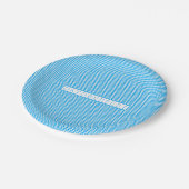 青と白のダイヤモンドのパターンオクトーバーフェスト ペーパープレート (アングル)