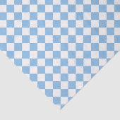 青と白のダイヤ市松模様にモンドパターン 薄葉紙 (詳細)