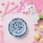 青と白のチノエリーディアーフェイク中国 ペーパーボウル (パーティー)