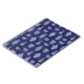 青と白のチノセリ/デルフト陶器 ノートブック (左側)