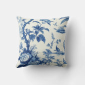 青と白のチノワイズ クッション (裏面)