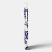 青と白のチャイノアイセリーオリエンタル Case-Mate iPhoneケース (裏面 / 左)