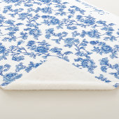 青と白のチャイノアイセリー名前をカスタムする シェルパブランケット (3/4)