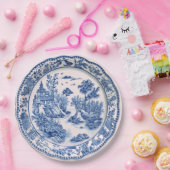 青と白のチャイノエリー塔 ペーパープレート (パーティー)