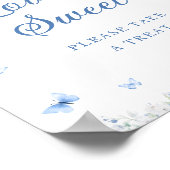 青と白のチャイノワジェリーの愛は甘い ポスター (角)