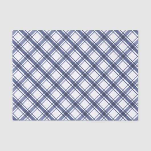 青と白のティッシュペーパー 薄葉紙 (正面)