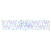 青と白のテーブルランナー ショートテーブルランナー (横)