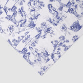 青と白のトワル 薄葉紙 (詳細)