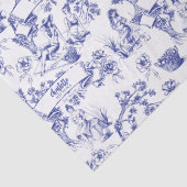 青と白のトワール 薄葉紙 (詳細)