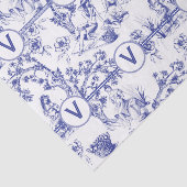 青と白のトワール 薄葉紙 (詳細)