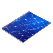 青と白のネットワークつながり ノートブック (左側)