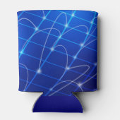 青と白のネットワークつながり 缶クーラー (裏面)