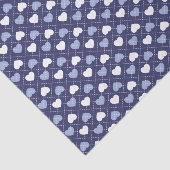 青と白のハートパタアーガイルーン 薄葉紙 (詳細)