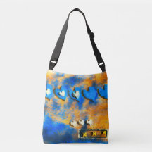 青と白のハート