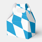 青と白のバイエルダイヤモンド国旗のパターン フェイバーボックス (裏面サイド)