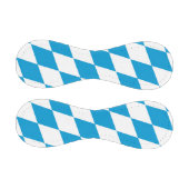 青と白のバイエルダイヤモンド国旗のパターン 野球ボール (パネル)