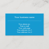 青と白のバイエルン国旗のパターン 名刺 (正面)