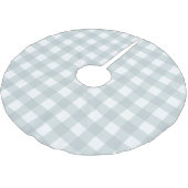 青と白のバッファローチェックツリースカート ブラッシュドポリエステルツリースカート (アングル)