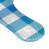 青と白のバッファロー市松模様にプライド カッティングボード (角)