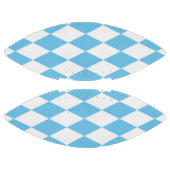 青と白のババリアrhombus国旗のパターン アメリカンフットボール (パネル)