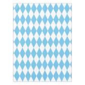 青と白のババリアrhombus国旗のパターン テーブルクロス (正面)