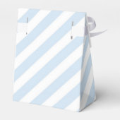 青と白のバースデーストライプのタパーティーのお気に入りボックス フェイバーボックス (裏面サイド)