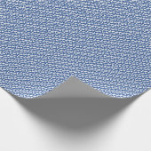 青と白のパターモダンンの政治的贈り物を投票 ラッピングペーパー (角)