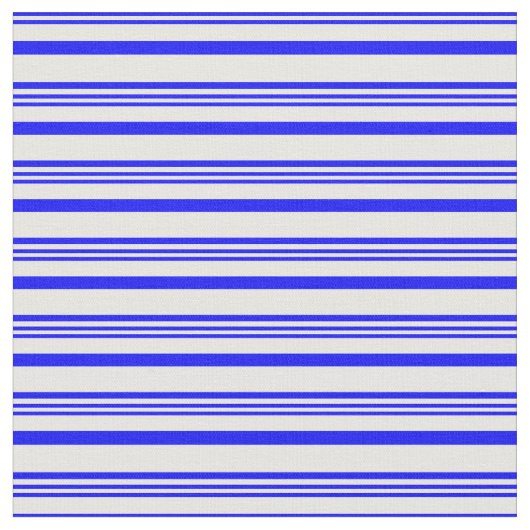 青と白のパターンのストライプ ファブリック (クローズアップ)