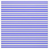 青と白のパターンのストライプ ファブリック (見本)